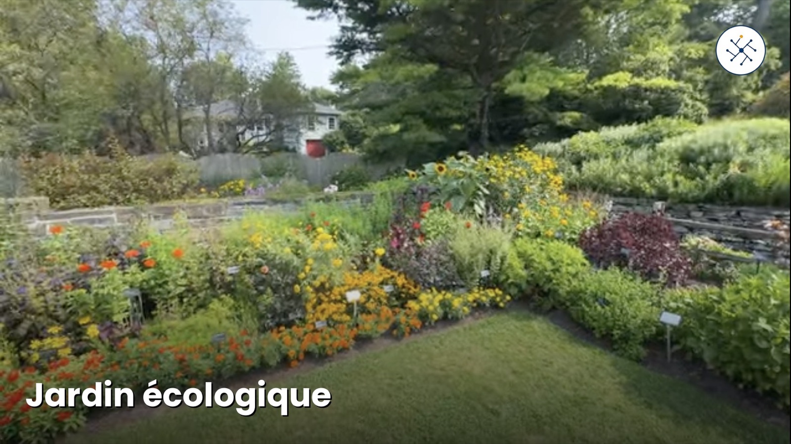 A beautiful ornamental garden — the WOW effect
